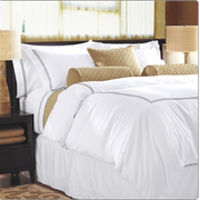 400TC Sateen Hotel Fitted Sheet