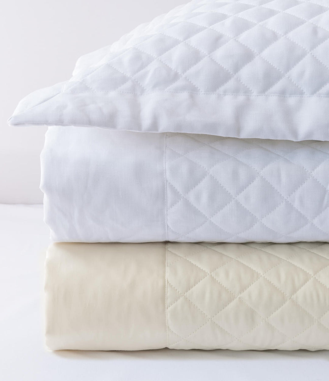 SIMPLY SATEEN Quilted Coverlet & Shams
