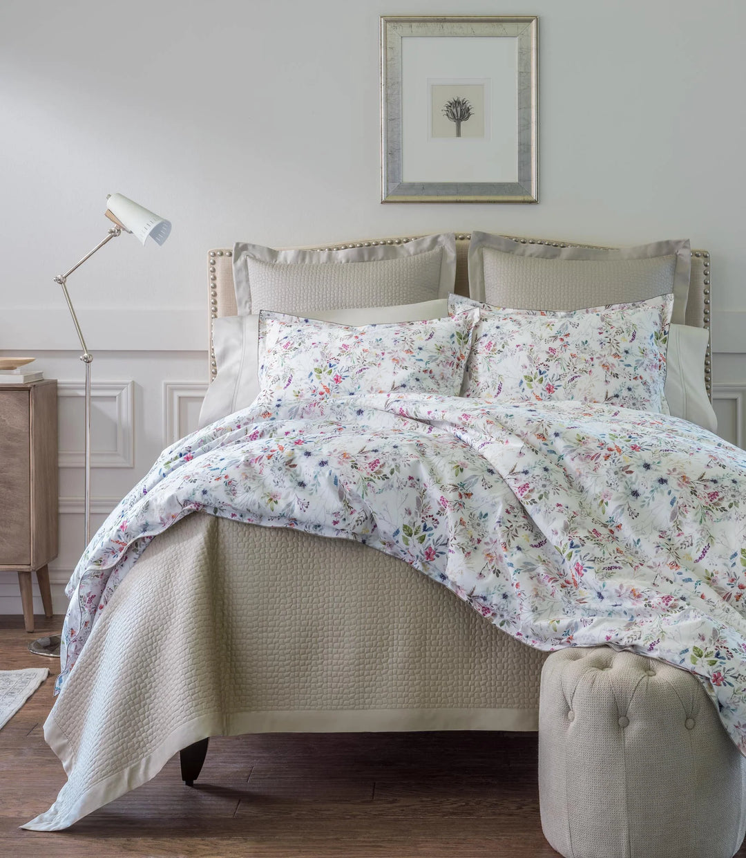 Chloe Floral Percale  Duvet Cover