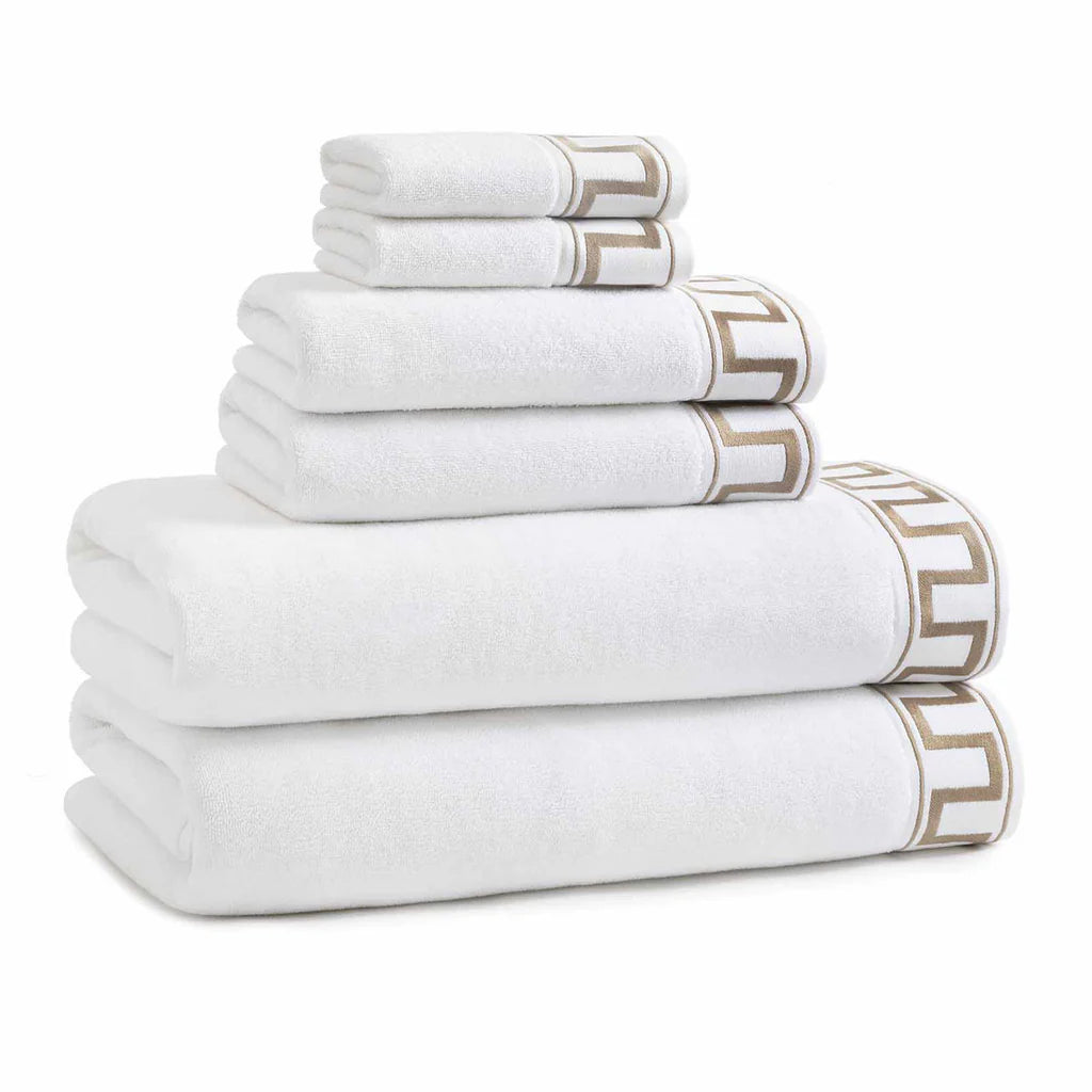 Greek Key Towels