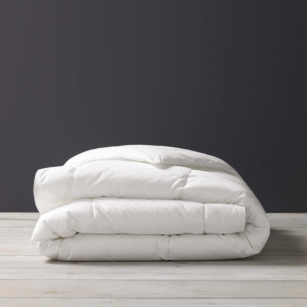 European White Goose Down Comforter