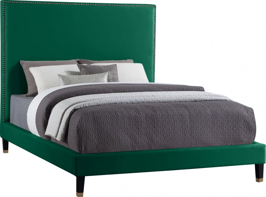 Harlie Velvet Bed