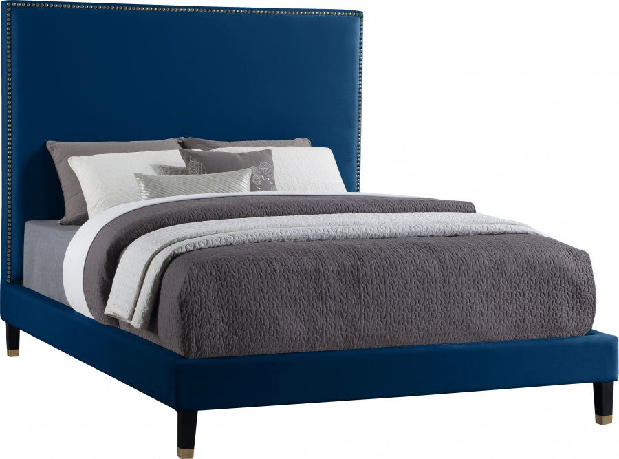 Harlie Velvet Bed
