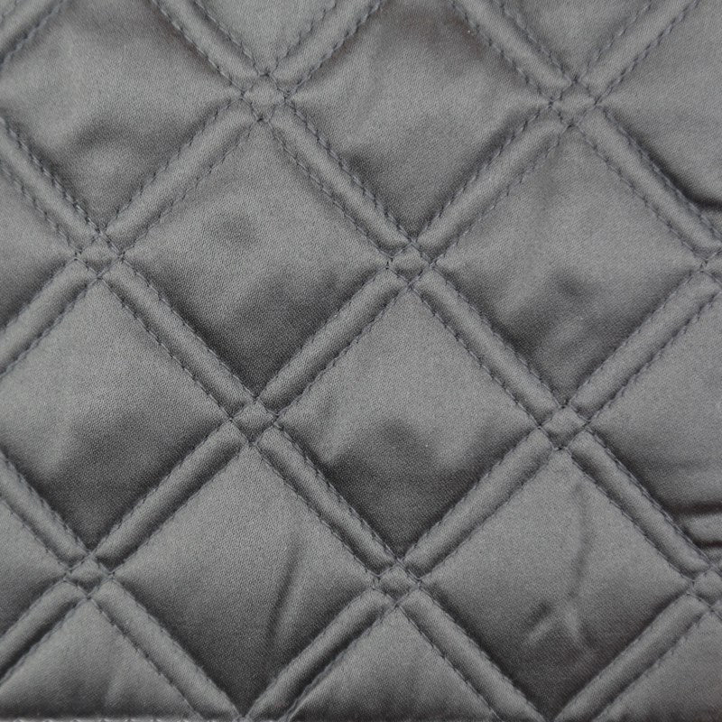 Double Diamond Coverlet Set - Charcoal