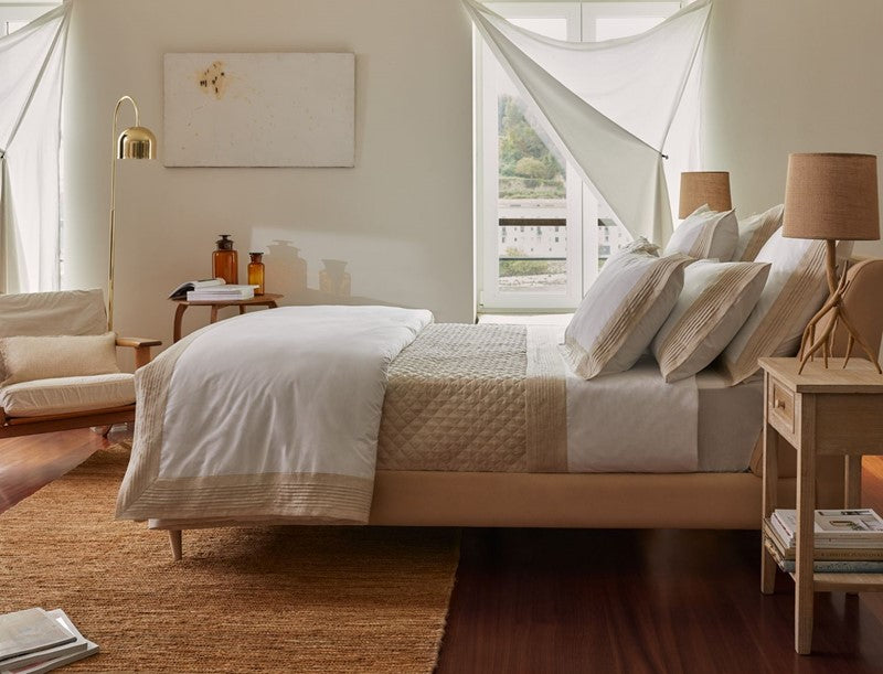 PLEATED LINEN Pillow Cases