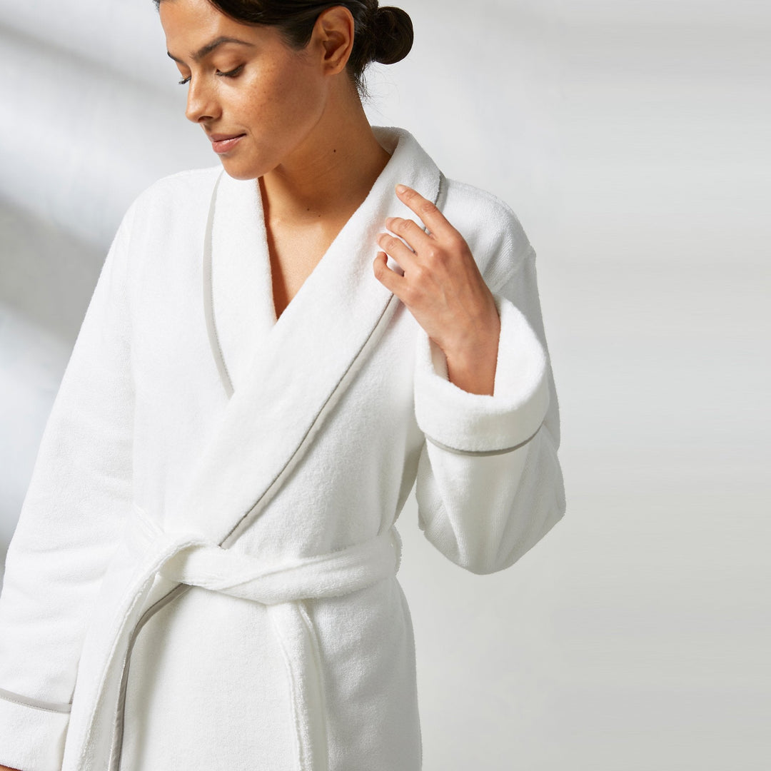 Turkish Plush Robes With Piping