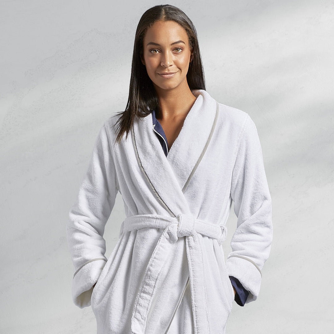 Turkish Plush Robes With Piping