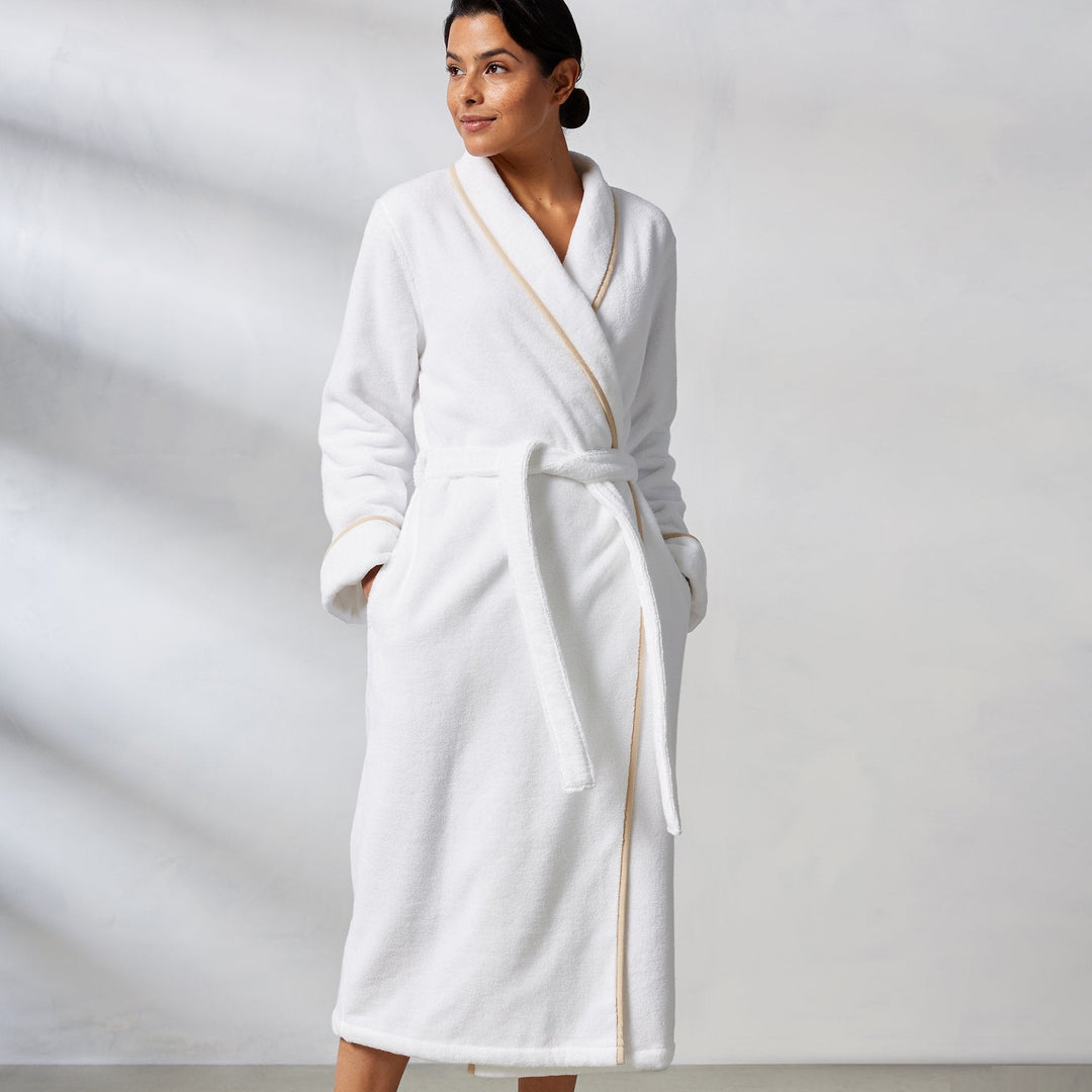 Turkish Plush Robes With Piping